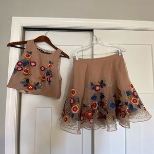 Bebe two-piece- SO unique!